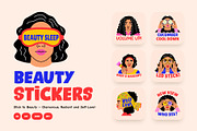 Animated Beauty Stickers Art Set, an Emoji Icon by Brickclay (Thumbnail 1 of 5)