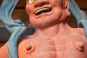 Nio guardian statue at Kotoku-in temple in Kamakura, Japan, an Architecture Photo by GoodGoods