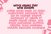 Witch Chunky All Caps Fun Thick Font, a Serif Font by Airotype (Thumbnail 8 of 11)