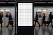 Subway Station Billboard Mockup PSD, a Product Mockup by graphypix (Thumbnail 4 of 4)