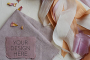 Handmade Paper Mockup | Silk Ribbons, a Print Template by Fine Art Design Studio (Thumbnail 3 of 3)