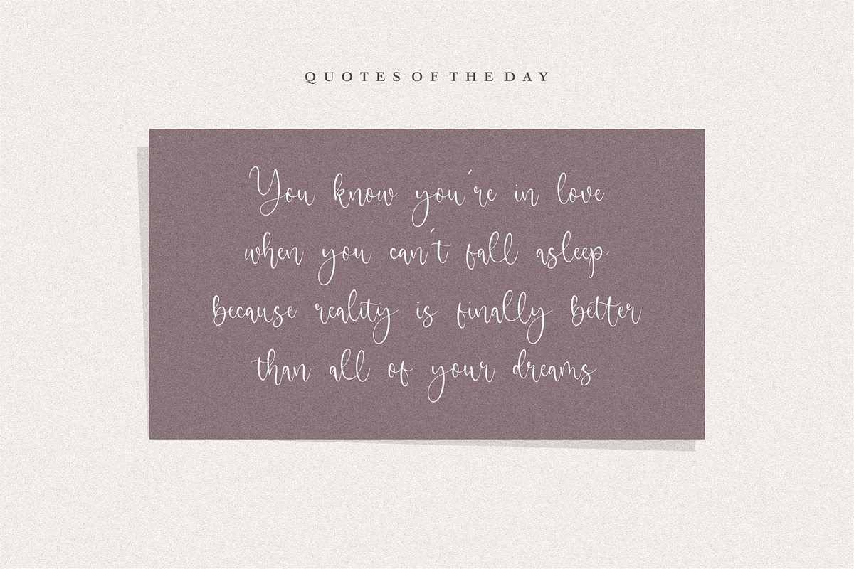 Angelic Matilda - Calligraphy Font, a Script Font by Letterative Studio (Photo 4 of 7)