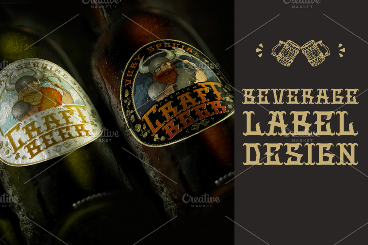 Craft Beer font & more preview 3