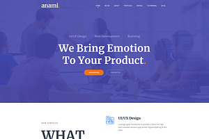Anami - Creative Agency Template, a HTML Template by THESOFTKING