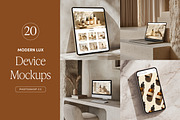 20 iMac iPhone iPad Device Mockups, a Mac Mockup by Vibey Mocks (Thumbnail 1 of 8)