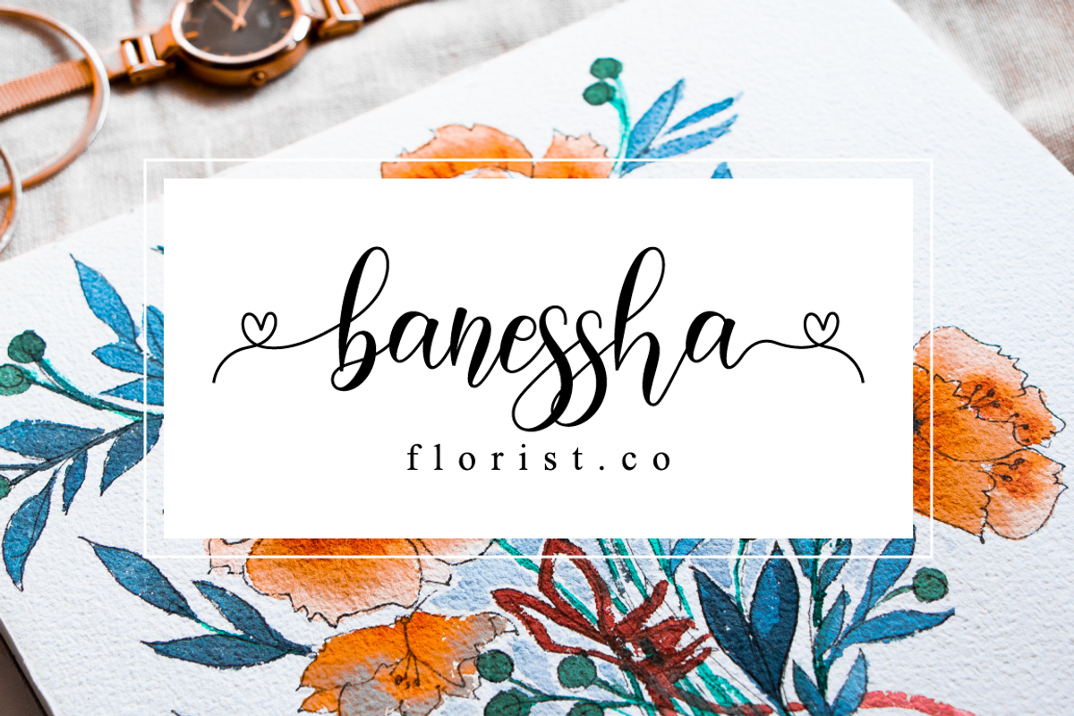 Harelia // Lovely Script Font preview 6
