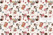 Valentine Doodles Seamless Patterns, a Pattern Graphic by KaramfilaS (Thumbnail 18 of 19)
