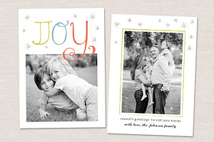 Christmas Card Template CC021, a Card Template by OtoStudio