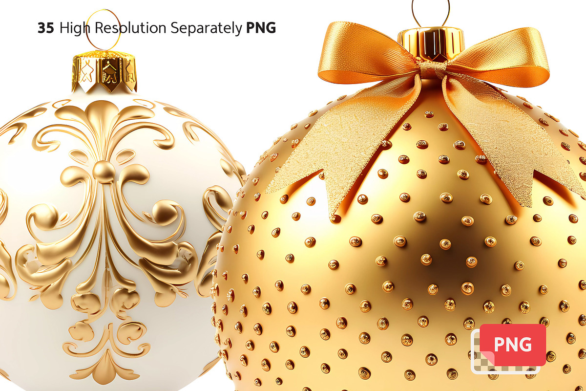 Christmas Balls Set, an Object Graphic by Voysla's Shop (Photo 2 of 10)