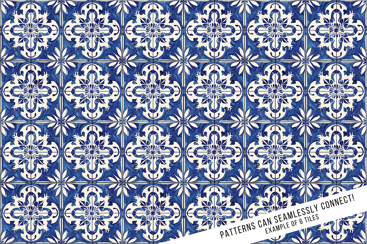 Sicilian Majolica Tile Patterns, a Pattern Graphic by Chromolume Studio (Photo 23 of 28)