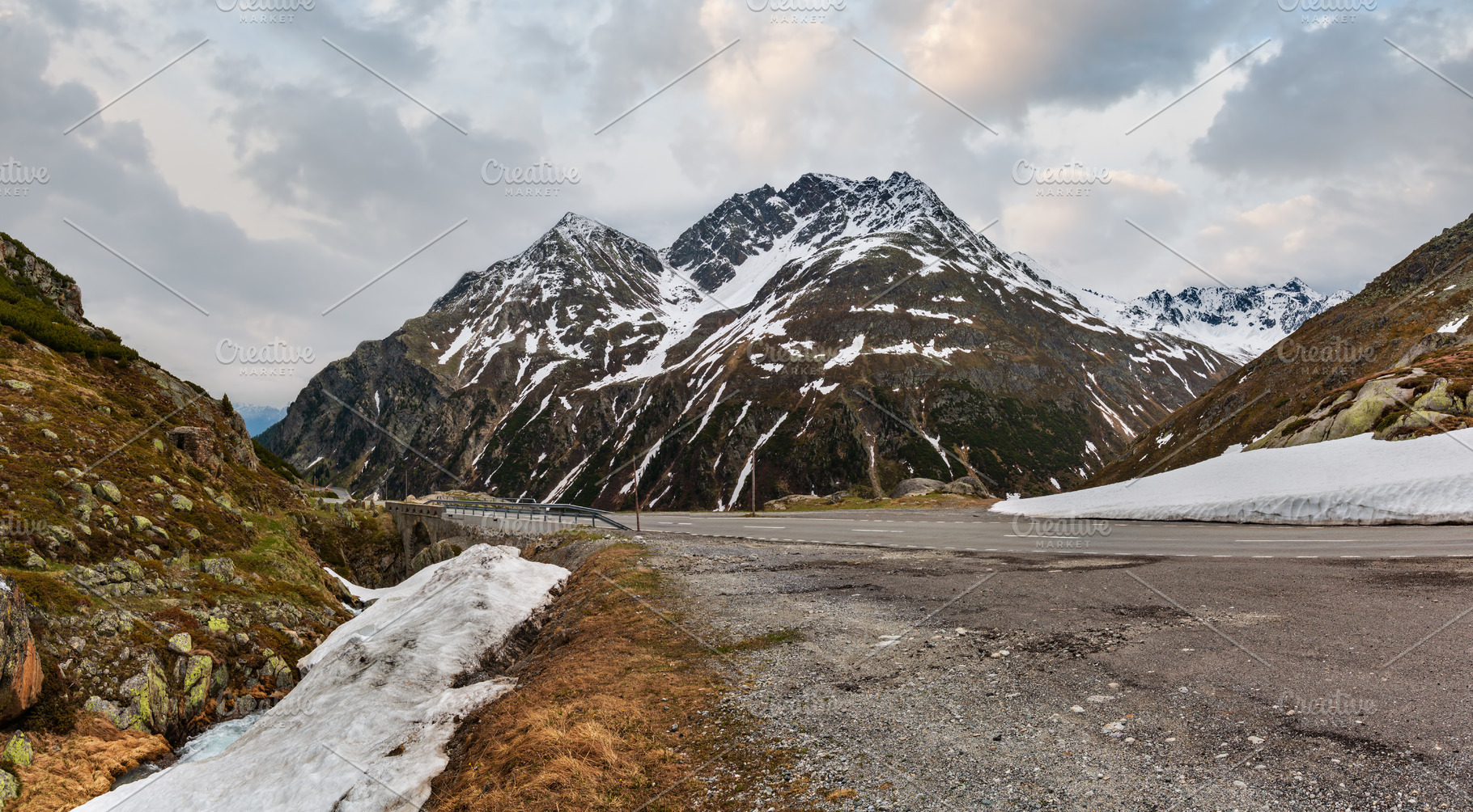 Spring Alps mountain landscape, a Nature Photo by YuriyB