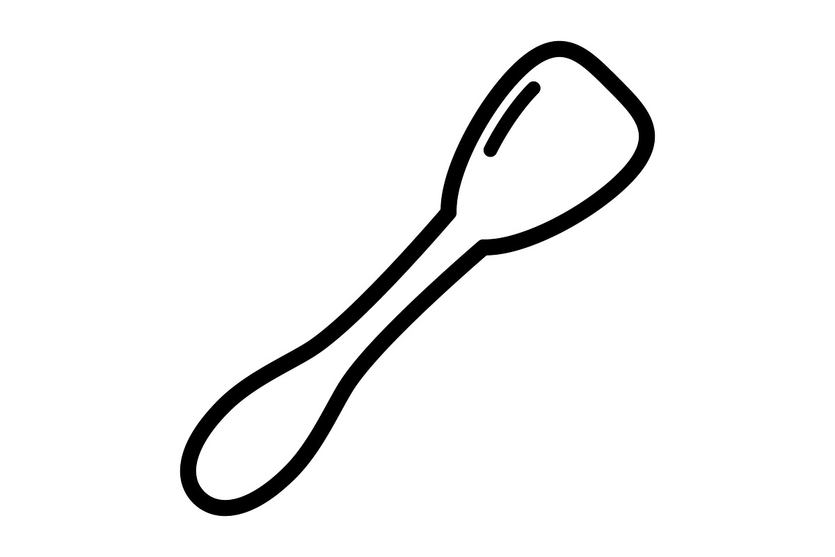Spoonfork icon, an Outline Icon by Sumberpangan