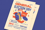 US General Election Day Flyer, a Flyer Template by VectorVactory (Thumbnail 2 of 3)