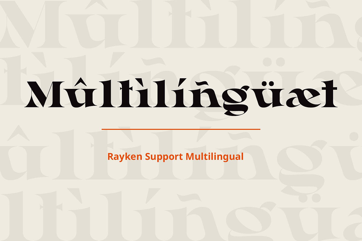 Rayken - Stylish Serif Font, a Serif Font by Craft Supply Co. (Photo 11 of 12)