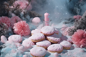 Pink Frosted Cookie Fantasy, a Food & Drink Photo by k.tay