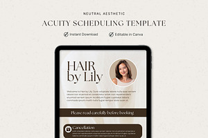 Acuity Scheduling Template, a Templates & Theme by TheWayfarerShoppe