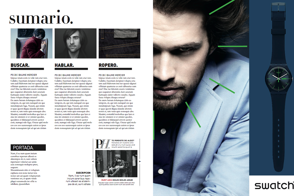 Magazine template, a Magazine Template by Cristian Villegas Studio (Photo 2 of 27)