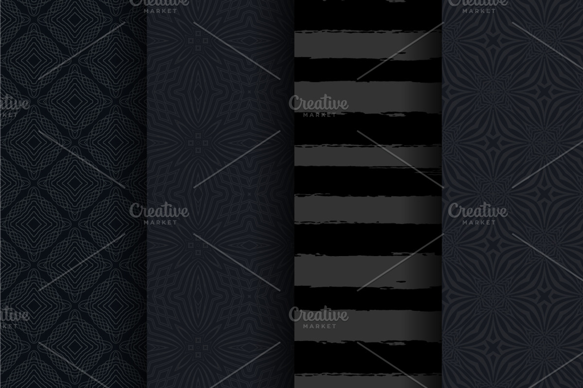 100 geometric seamless patterns, a Pattern Graphic by maximmmmum (Photo 16 of 17)