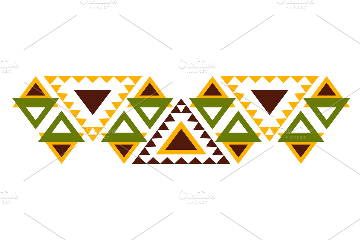 Ethnic pattern. Geometric and aztec, an Illustration by the8monkey