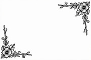 Floral Corner Border Bundle, an Illustration by Designs_River (Thumbnail 3 of 9)