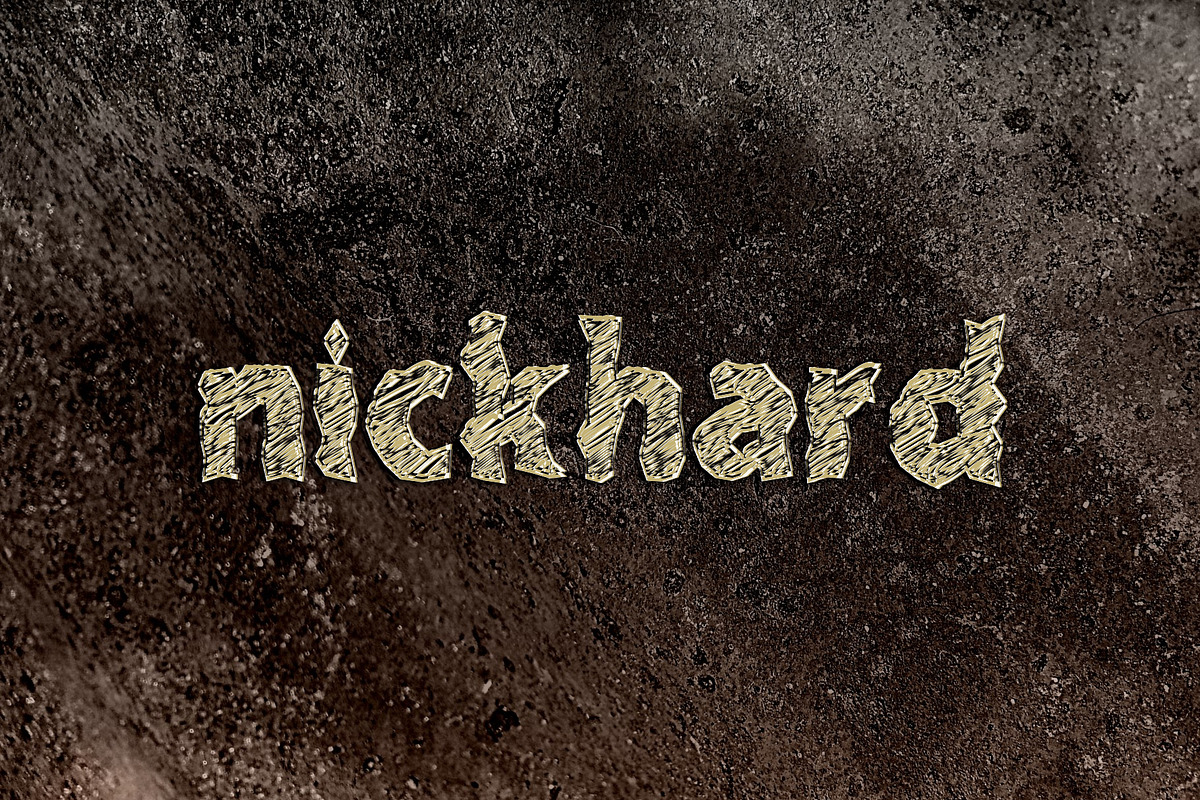 Nickhard, a Handwritten Font by Nickhard (Photo 2 of 8)
