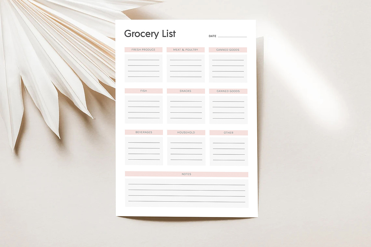 Grocery List, a Stationery Template by DesignDevisers (Photo 3 of 11)
