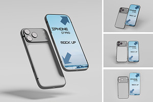 iphone 17 pro, an iPhone Mockup by kebunmockup