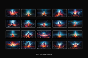 Cosmic Prism Background Set