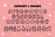 Retro Cartoon OTF Dingbats Font, a Symbol Font by DREAMs Soul G. (Thumbnail 2 of 2)