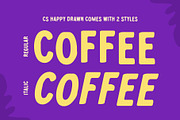 CS Happy Drawn, a Sans Serif Font by Craft Supply Co. (Thumbnail 3 of 8)