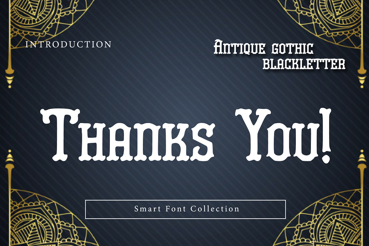 Antique gothic blackletter, a Blackletter Font by Wow Magic (Photo 3 of 3)