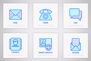Communication | 16 Thin Line Icons, an Outline Icon by Alex Blogoodf (Thumbnail 4 of 7)