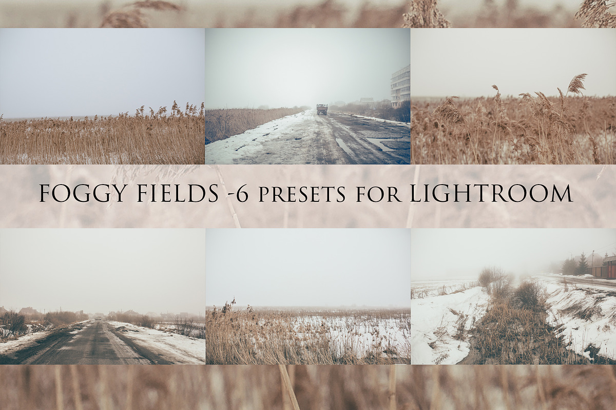 Foggy fields- 6 presets for Lr, an Action Add-On by Graphics, Presets, Photos (Photo 1 of 7)