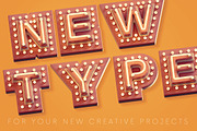 Theater Lights - 3D Lettering, a Graphic by MIIM (Thumbnail 5 of 8)