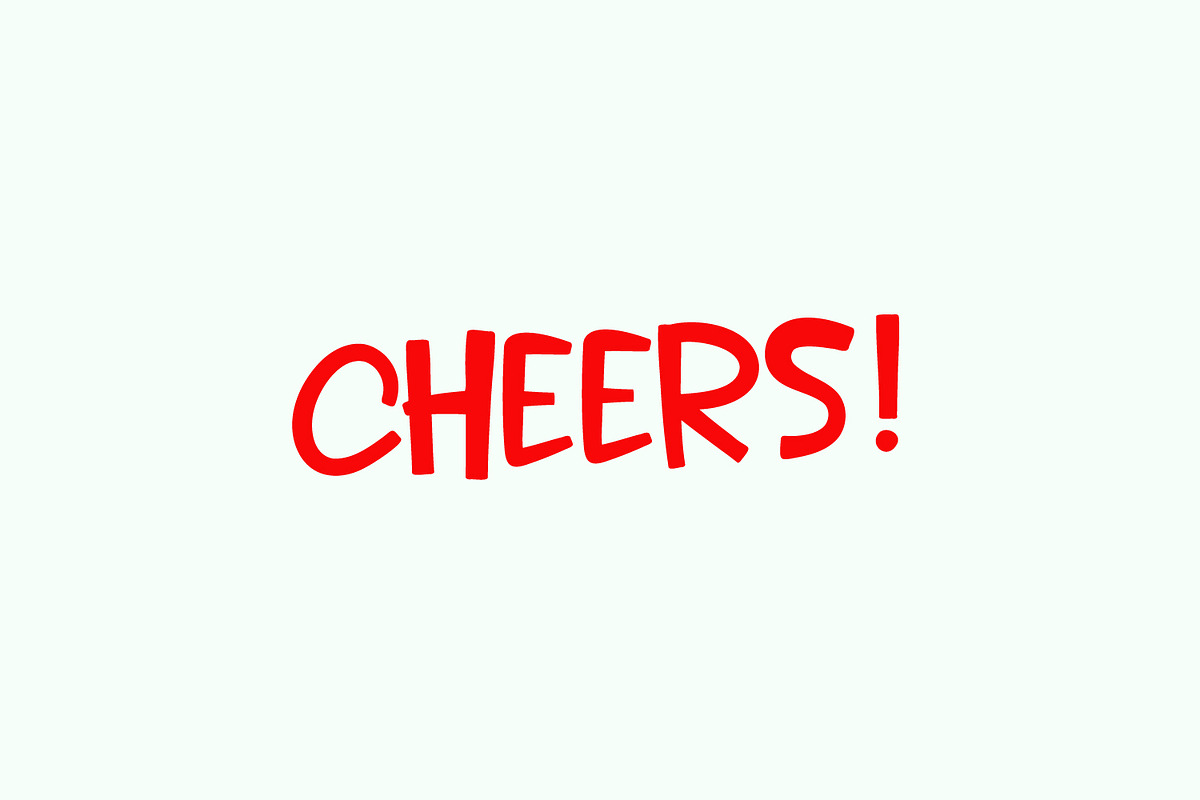 Thanmo Chinsu Cute Handwritten Displ, a Sans Serif Font by Maulana Creative (Photo 5 of 7)