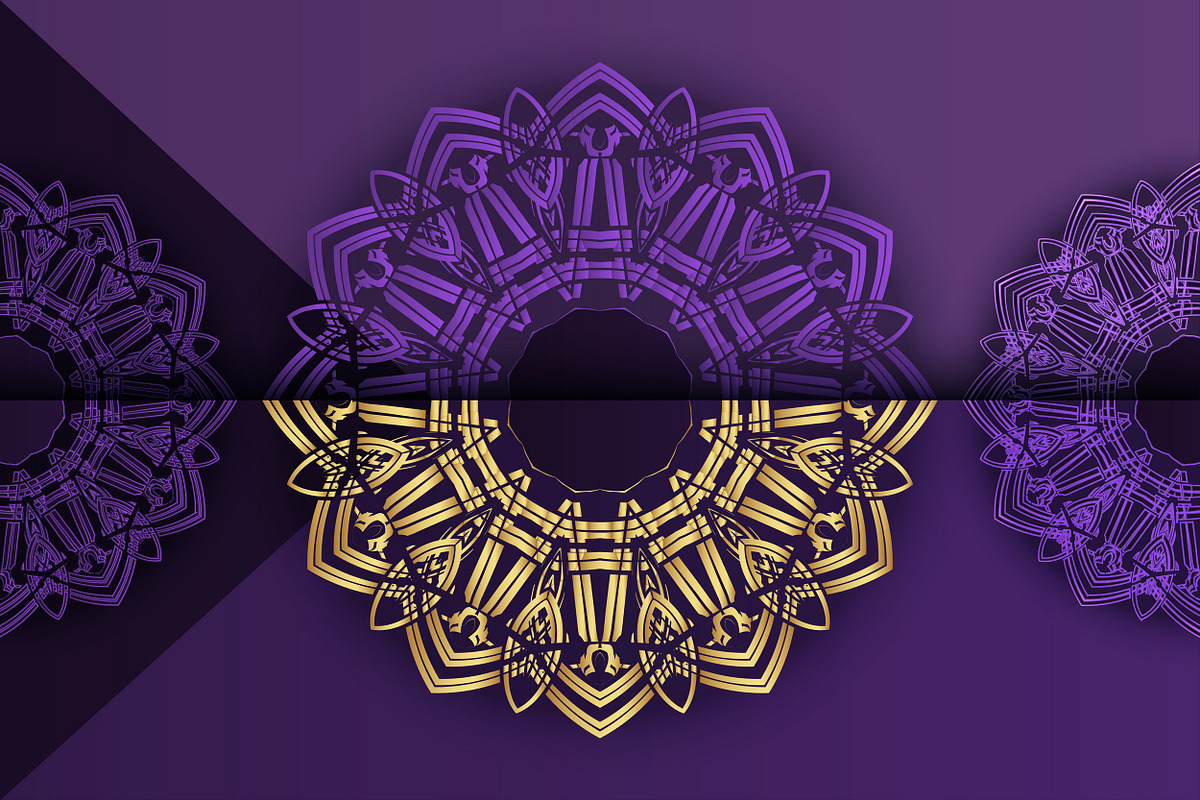 Mandala Ornamental Geometry Bundle, a Background Graphic by NJ Himel (Photo 37 of 92)