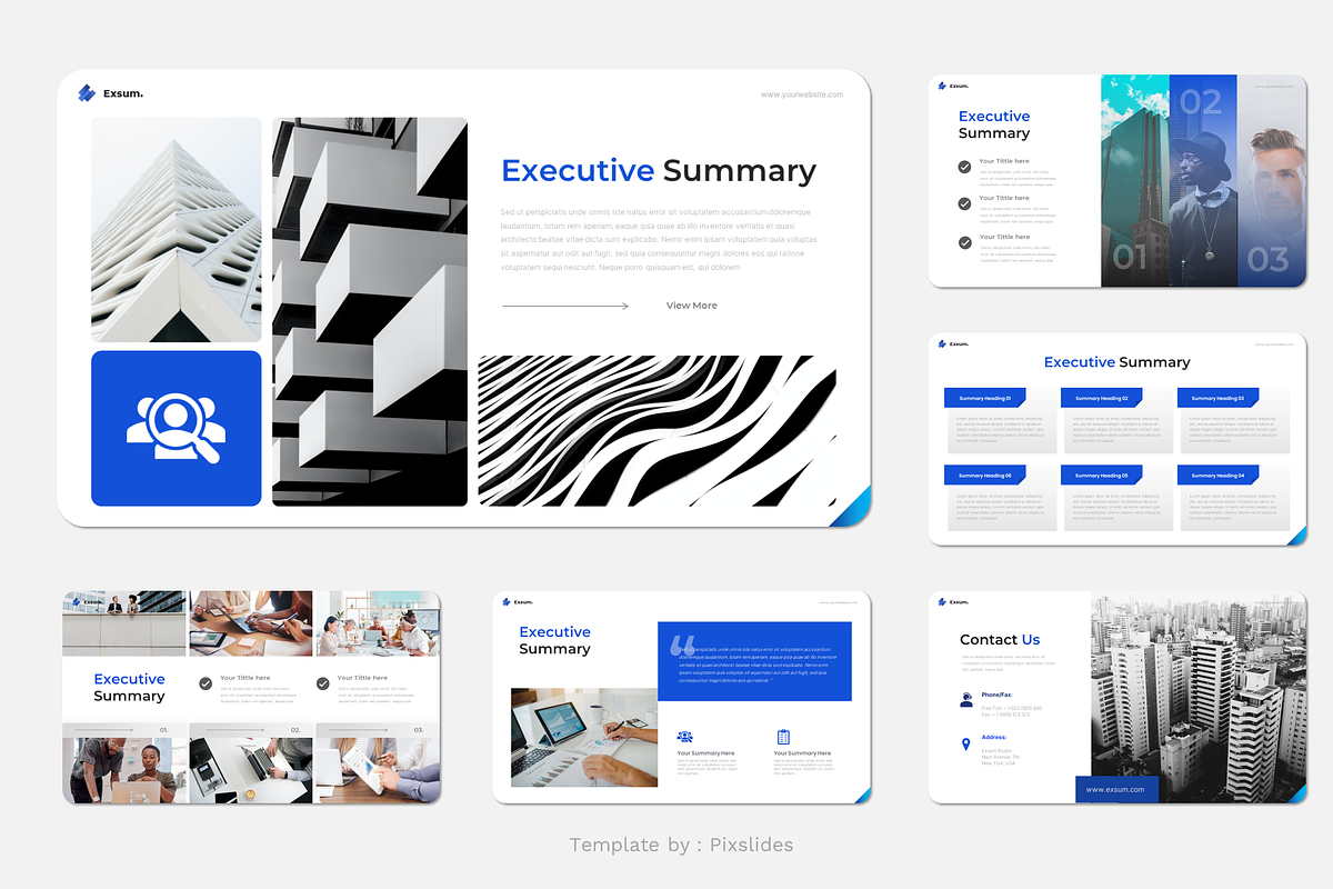 Executive Summary PowerPoint, a Presentation Template by Pixslides (Photo 4 of 4)