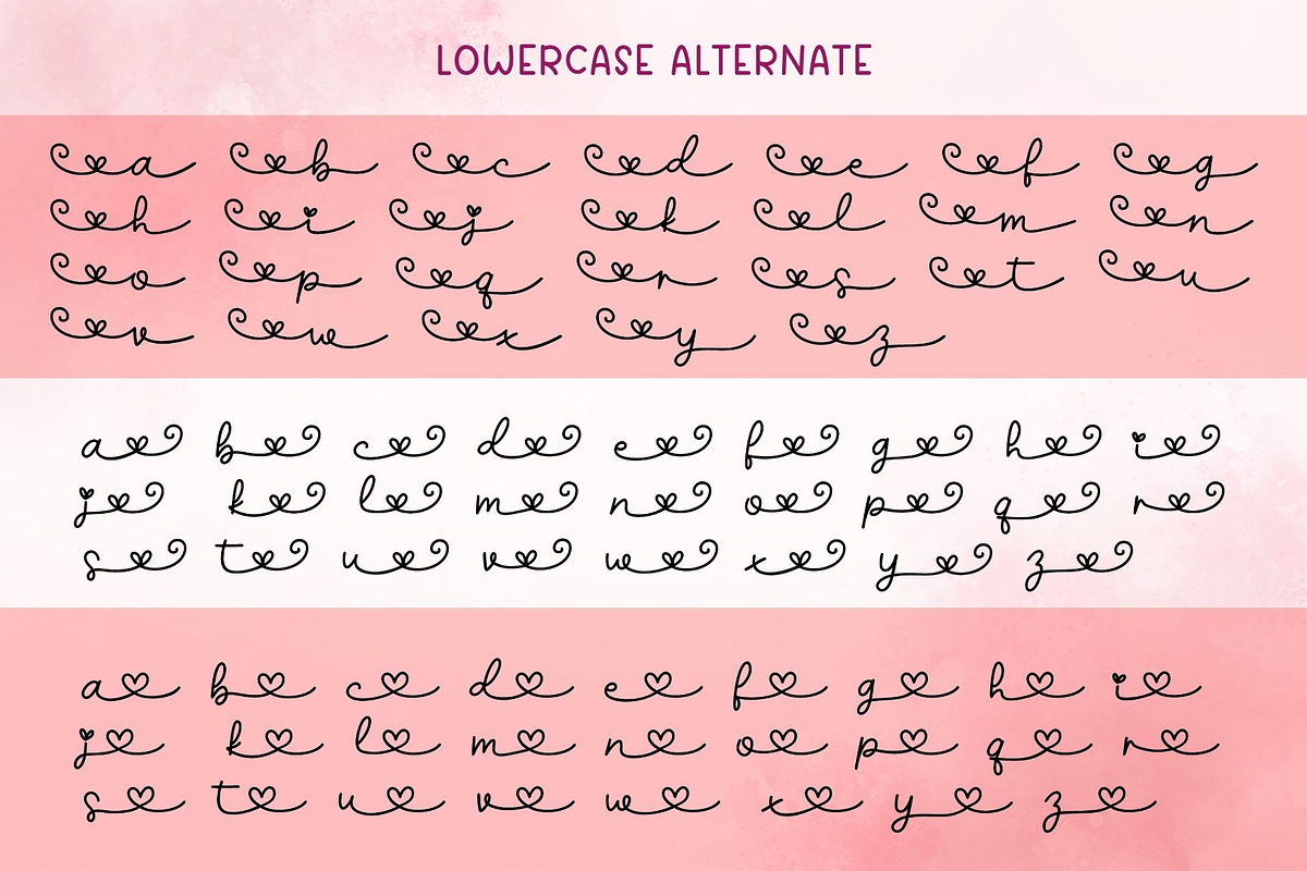 Love Around You Font Duo, a Script Font by AnningArts (Photo 8 of 8)