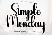 Simple Monday, a Handwritten Font by FreshTypeINK (Thumbnail 1 of 7)