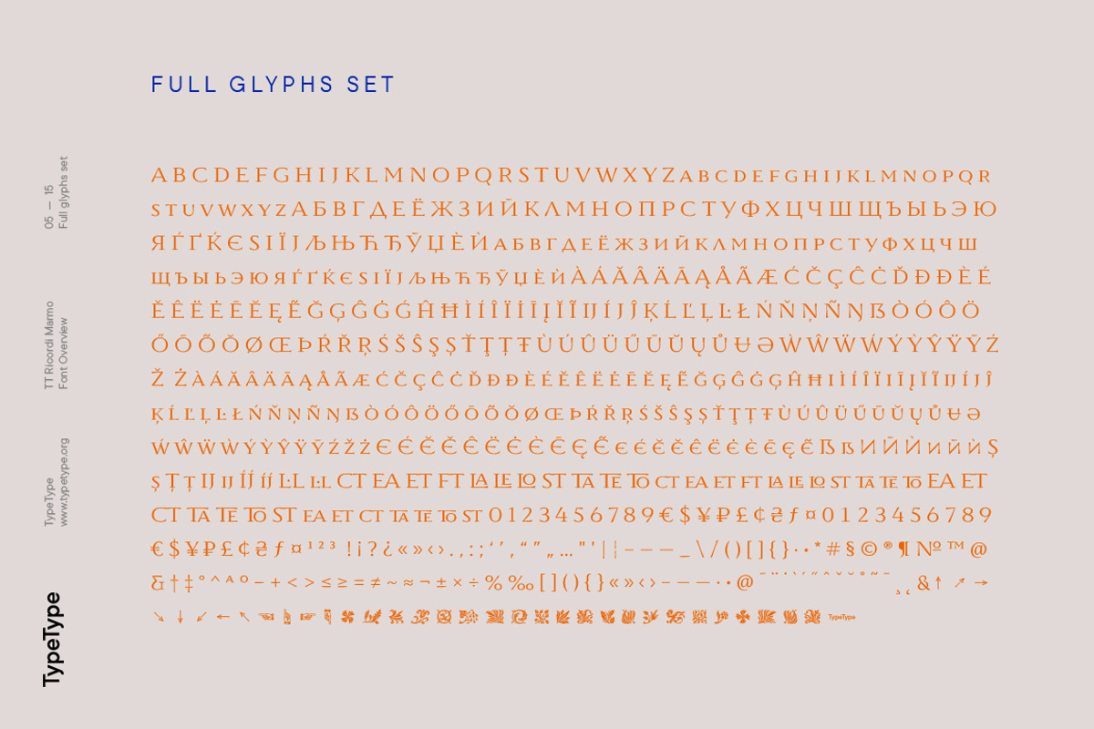 TT Ricordi Marmo, a Serif Font by TypeType (Photo 5 of 15)