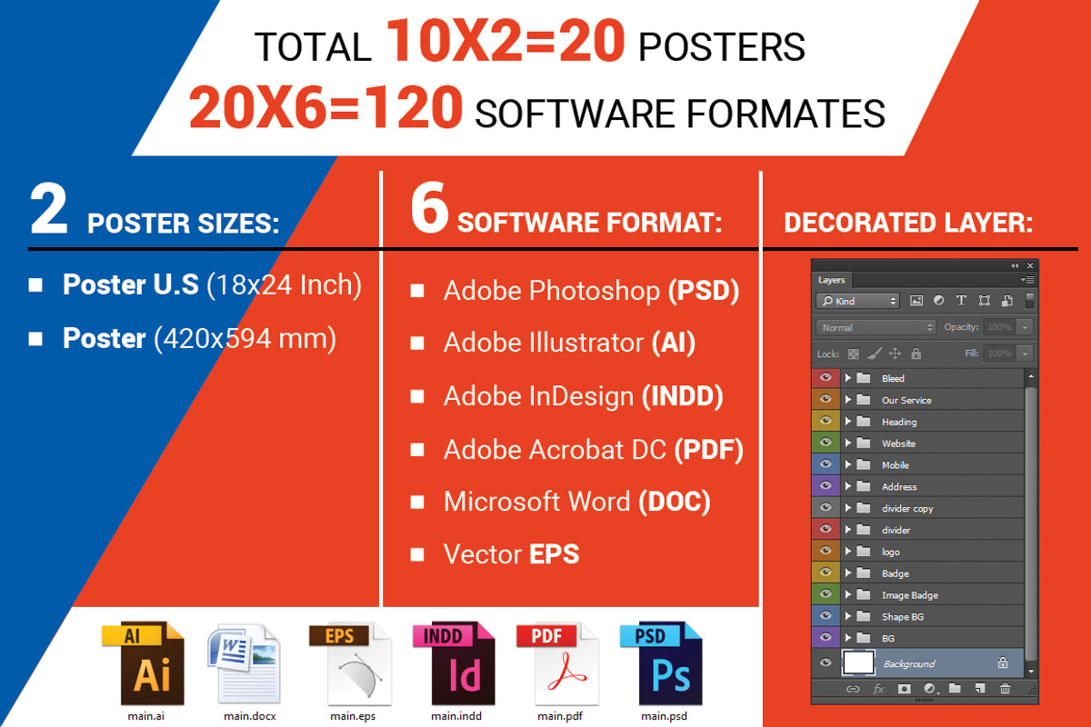 10 Hotel Poster Bundle 90% OFF, a Flyer Template by Imagine Design Studio (Photo 2 of 12)