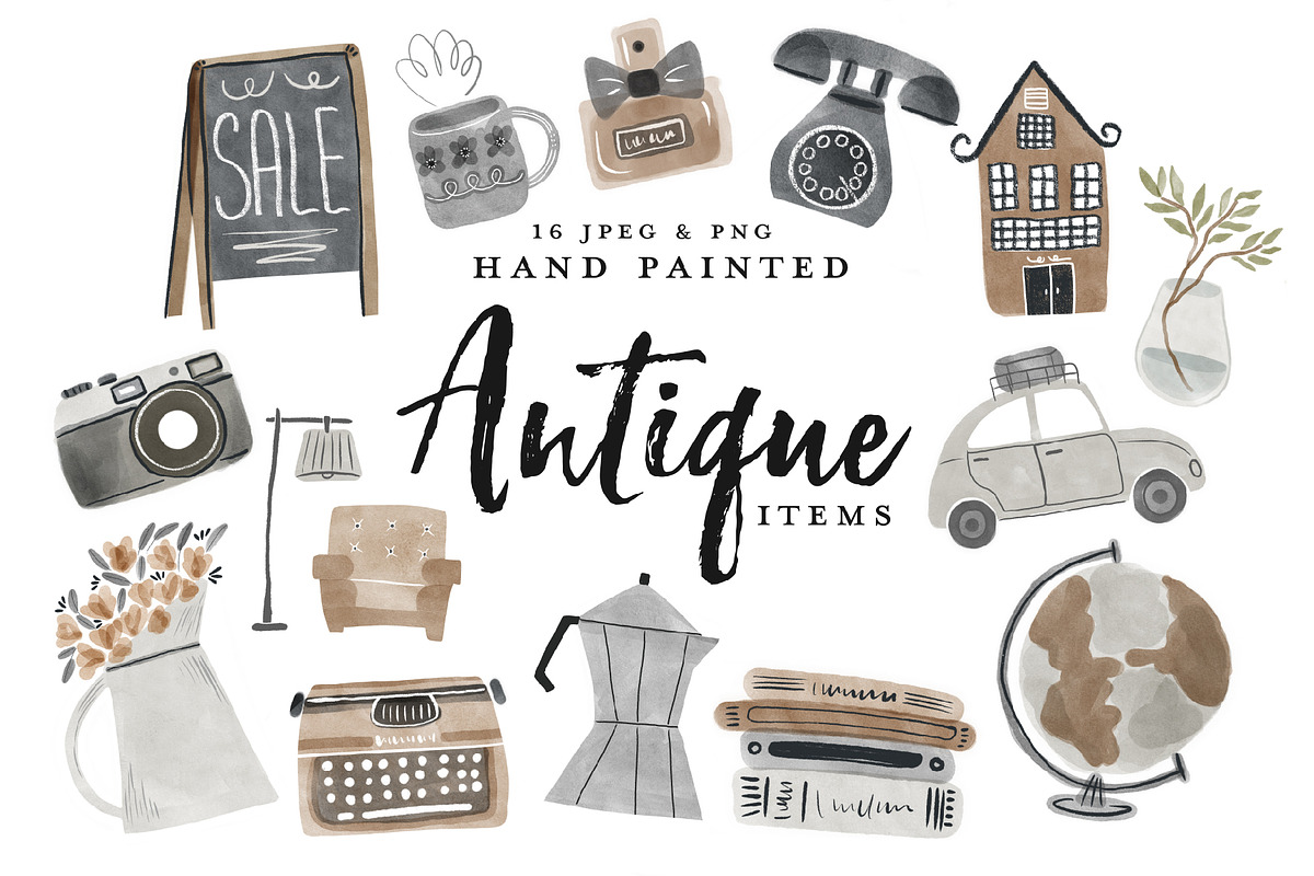 Watercolor Instagram Highlight Icons, a Work Illustration by beatriceviyiwi (Photo 4 of 4)