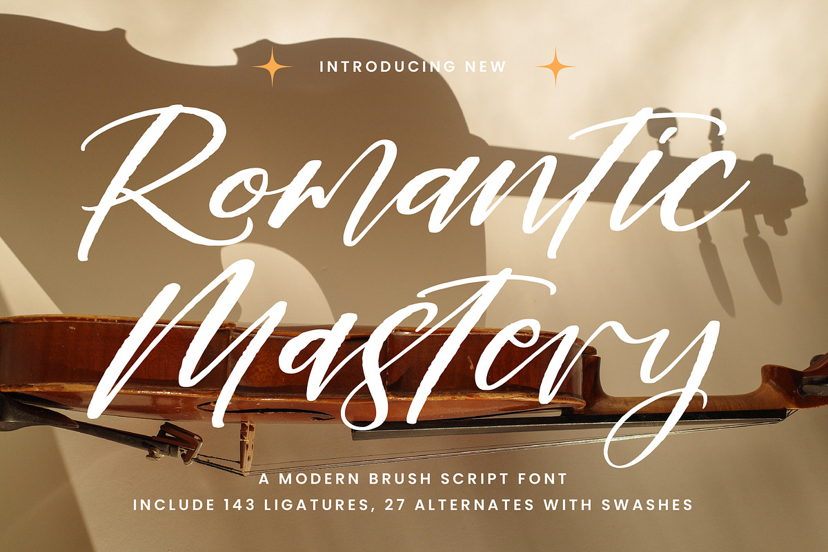 Romantic Mastery Modern Brush Script, a Script Font by stylishtype.co (Photo 1 of 20)