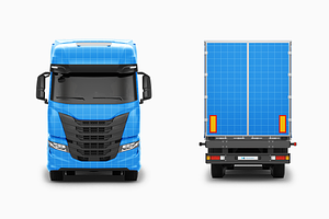 Semi Truck Mockup 2