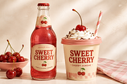 Sweet Cherry - Retro Display Font, a Serif Font by overlaytemplates (Thumbnail 2 of 5)