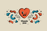 Retro Groovy Procreate Stamp Pack, a Brush Add-On by Pencil Twist (Thumbnail 11 of 11)