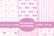 Watercolor Pink Coquette Bow PNG, a Decorative Illustration by PatternPalette (Thumbnail 3 of 5)