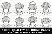 Flower Basket Bundle, an Illustration by musafir_fashion (Thumbnail 1 of 9)