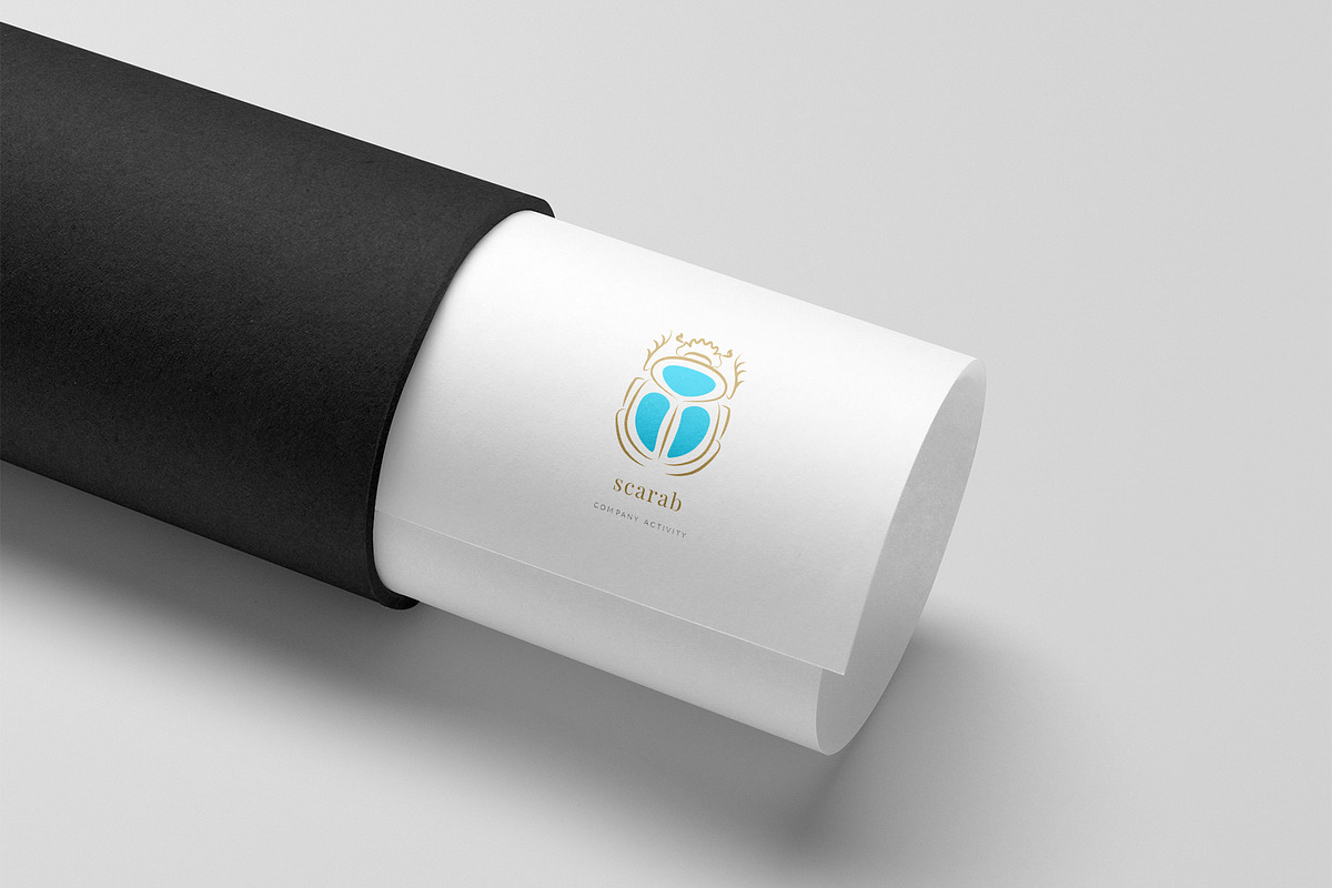 Scarab. Logo template, a Branding & Logo Template by le-genda (Photo 3 of 12)