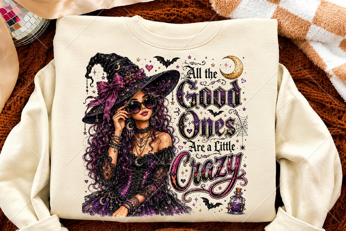 Sassy Witch Girl Halloween PNG, a Seasonal Illustration by Canvas Craft (Photo 4 of 6)